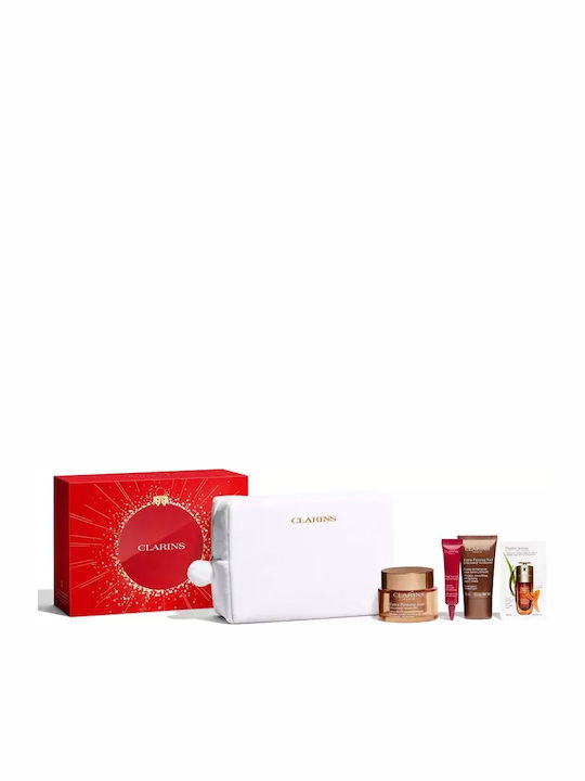 Clarins Комплект за грижа за кожата за Против стареене & Стягане на кожата 5бр
