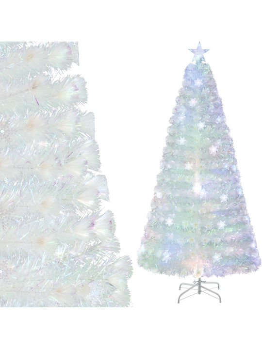 Christmas Tree 210cm with LED Lighting White