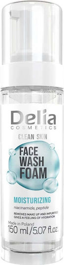 Delia Cosmetics Clean Skin Facial Cleansing Foam with Moisturizing Action 150ml