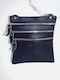 Leather Women's Bag Crossbody Blue