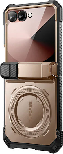 Supcase Verstärkte Handyhülle Galaxy Z Flip 7 Unicorn Beetle Grip Series Kickstand Gold