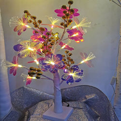 Arbore Decorativ De Crăciun Cu Lumină LED 60cm Violet
