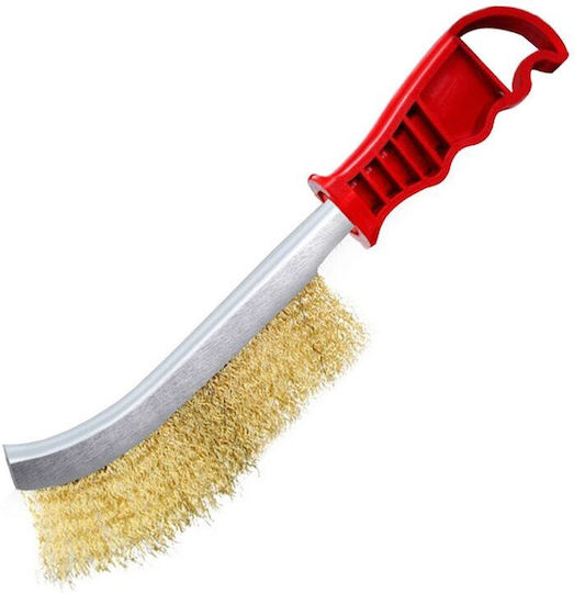 Wire Brush 235 Mm Brass Plastic Red Silver Cobi Smart