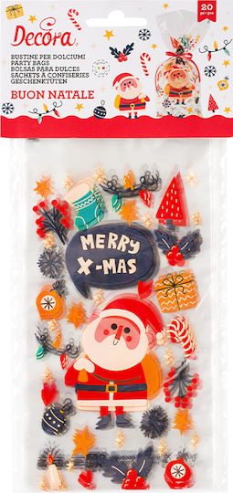 Decora 20 Frohe Weihnachten Geschenkverpackungen 12 5+3 Stücke 24 cm