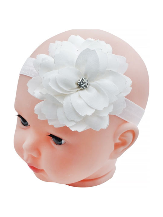 Defne Baby Kinder Haarband in Weißer Farbe