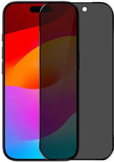 Iphone 17 Pro Max Northjo A++ 28 Degree Privacy Full Glue Silk Printing Tempered Glass Film