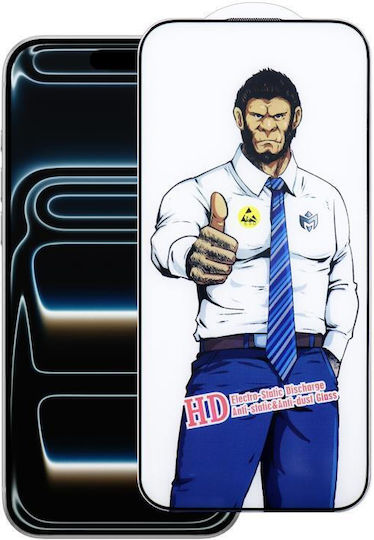 iPhone 17 Pro Max Gorilla Explosionssicheres Antifingerprint HD Gehärtetes Glas Displayschutzfolie