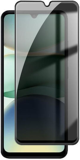 Redmi A5 4g 171.7mm Eu Kalebol High-Aluminum Screen-Printed Full-Coverage Black-Border Privacy Tempered Glass Film