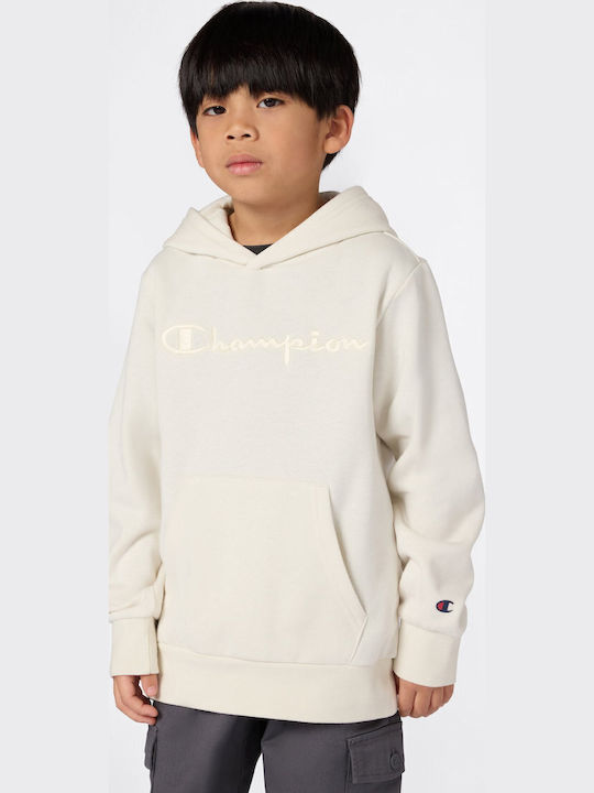 Champion Kids Sweatshirt with Hood Ivory Canvas...