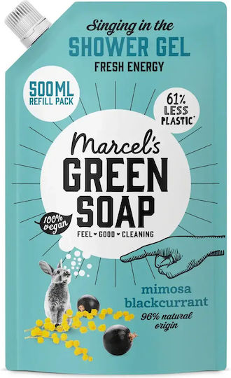 Marcel's Green Soap Gel De Duș Mimoză & Stafide Negre Refill 500 Ml