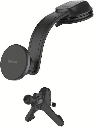 Belkin Car Mobile Mount with Magnet and Wireless Charging Black