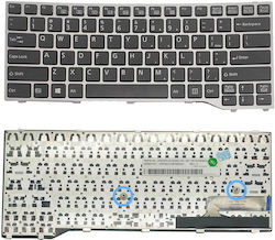 Laptop-Tastatur Fujitsu Lifebook E733 E734 E743 E744 U745 T725 Schwarz Grau Mit Rahmen Cp672972-03 Typ B