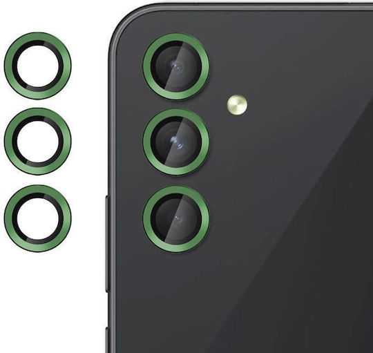Kalebol Camera Protection Tempered Glass Green for the Samsung Galaxy A54 5G