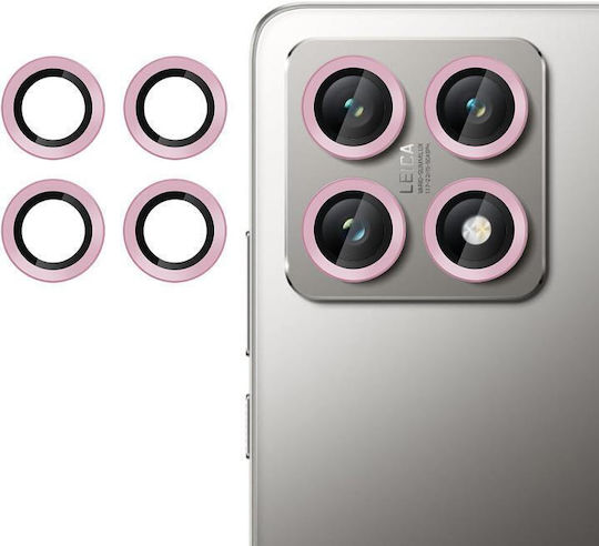 Kalebol Camera Protection Tempered Glass Pink for the Xiaomi 14T