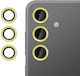 Kalebol Camera Protection Tempered Glass Gold for the Samsung Galaxy S23 FE 5G