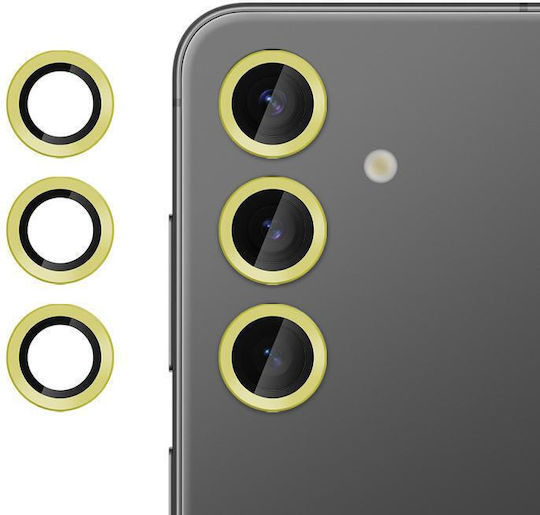 Kalebol Camera Protection Tempered Glass Gold for the Samsung Galaxy S23 FE 5G
