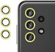 Kalebol Camera Protection Tempered Glass Gold for the Samsung Galaxy A13