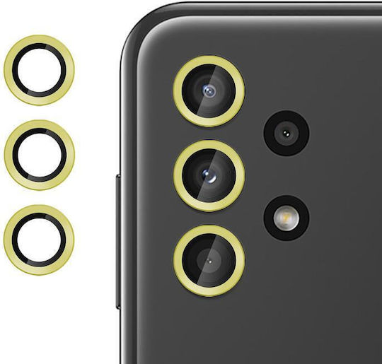 Kalebol Camera Protection Tempered Glass Gold for the Samsung Galaxy A13