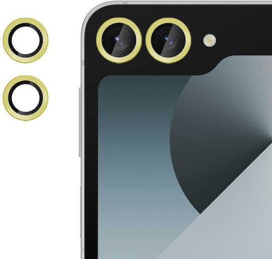 Kalebol Camera Protection Tempered Glass Gold for the Samsung Galaxy Z Flip6