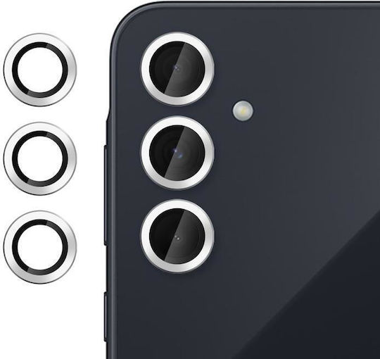 Kalebol Camera Protection Tempered Glass Silver for the Samsung Galaxy A35 5G