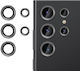 Kalebol Camera Protection Tempered Glass Black for the Samsung Galaxy S22 Ultra 5G