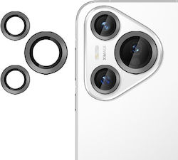 Kalebol Προστασία Κάμερας Tempered Glass Μαύρο για το Huawei Pura 70 Pro, Huawei Pura 70 Pro+ Kalebol Προστασία Κάμερας Tempered Glass Μαύρο για το Huawei Pura 70 Pro, Huawei Pura 70 Pro+