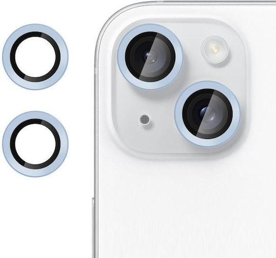 Kalebol Протектор за камера Закалено стъкло Blue за iPhone 13 mini