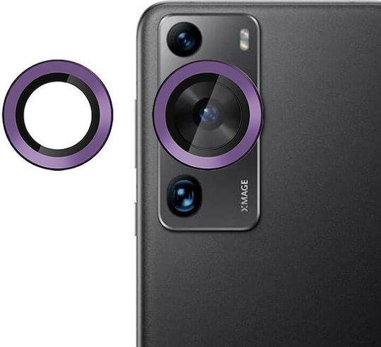 Kalebol Προστασία Κάμερας Tempered Glass Μωβ για το Huawei P60, P60 Pro, P60 Art