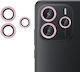 Kalebol Camera Protection Tempered Glass Pink for the Redmi Note 14 5G