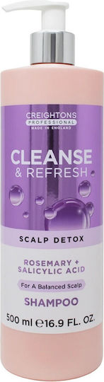 Creightons Cleanse & Refresh Σαμπουάν κατά του Κνησμού για Λιπαρά Μαλλιά 500ml