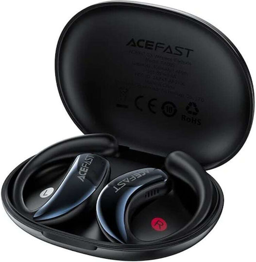 Acefast FA005 Acefit SE Offenes Ohr Bluetooth-Freisprecheinrichtung Kopfhörer mit Schweißresistenz und Ladeetui Schwarz