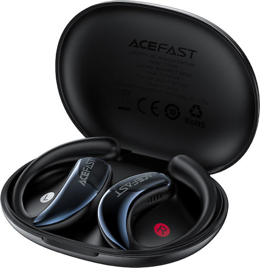 Acefast FA005 Acefit SE Open Ear Bluetooth Handsfree Earphones with Sweat Resistance and Charging Case Black