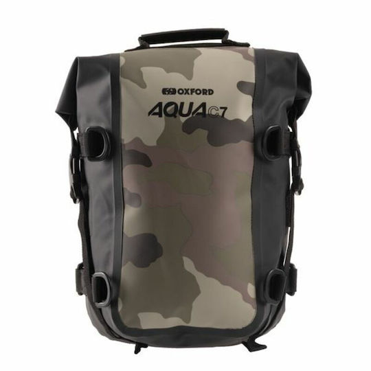 Motorcycle Soft Bag for Rails Waterproof 7L Green