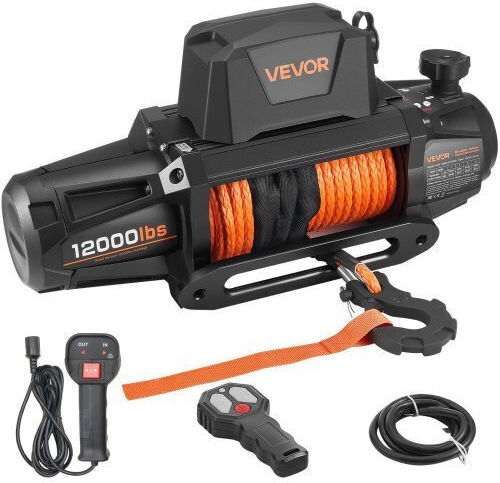 Vevor Electric 4x4 Car Winch 12V with Towing Capacity 5400kg