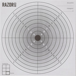 Set 100 X Rgun 14x14 Target Discs Black Center
