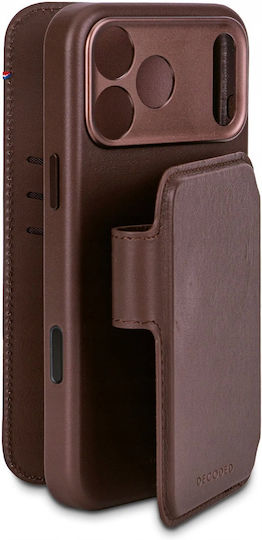 Decoded Detachable Wallet Μεταλλικό 1.2mm Καφέ (iPhone 17 Pro)