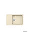 Schock Eingebauter Küchenspüle aus Flüssiger Granit M78xB50cm Beige
