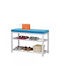 Metal Shoe Organizer 100x30x20cm 915084_Blue