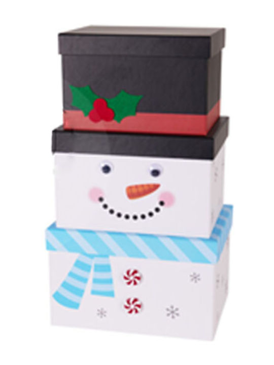 Snowman Paper Christmas Gift Box for Gift Light...