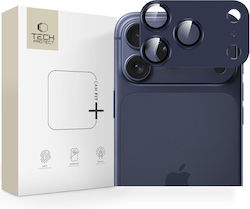 Tech-Protect Camfull Fit+ Handy-Kameraschutz Metallrahmen Blau für das iPhone 17 Pro