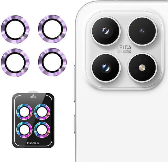 Enkay Hat-prince Camera Protection Tempered Glass Purple for the Xiaomi 17