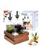 Orion Öl- & Essigspender-Set Hölzernes mit Ausgießer 190ml