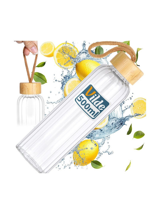 Orion Flasche Wasser Glas mit Schraubverschluss Beige 500ml Orion Flasche Wasser Glas mit Schraubverschluss Beige 500ml