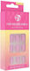 Pre Glued False Nail Tips Glitter You W7
