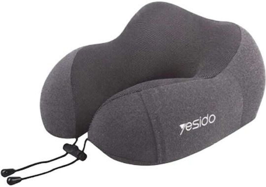 Yesido Reisekopfkissen Memory-Schaum Grau