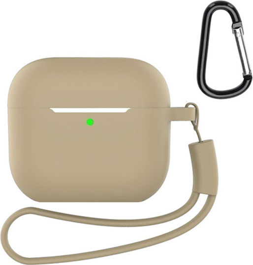 Каишка Калъф в Бежов цвят за Apple AirPods 4
