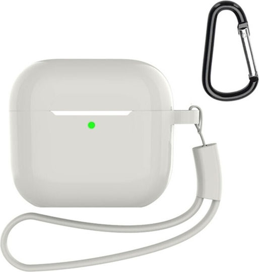 Λουράκι Θήκη Σιλικόνης σε Διάφανο χρώμα για Apple AirPods 4