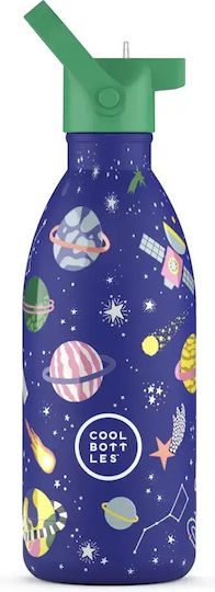Cool Bottles Παιδικό Παγούρι Θερμός Ανοξείδωτο με Καλαμάκι 500ml