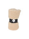 Koopman Κουβέρτα Fleece Μονή 150x120εκ. Μπεζ 41390-02