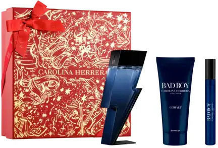 Carolina Herrera Bad Boy Cobalt Ανδρικό Σετ με Eau de Parfum 3τμχ